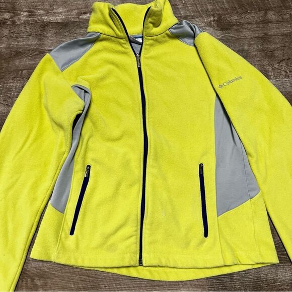 Columbia Fleece Zip Up Jacket Size Medium - Picture 2 of 10